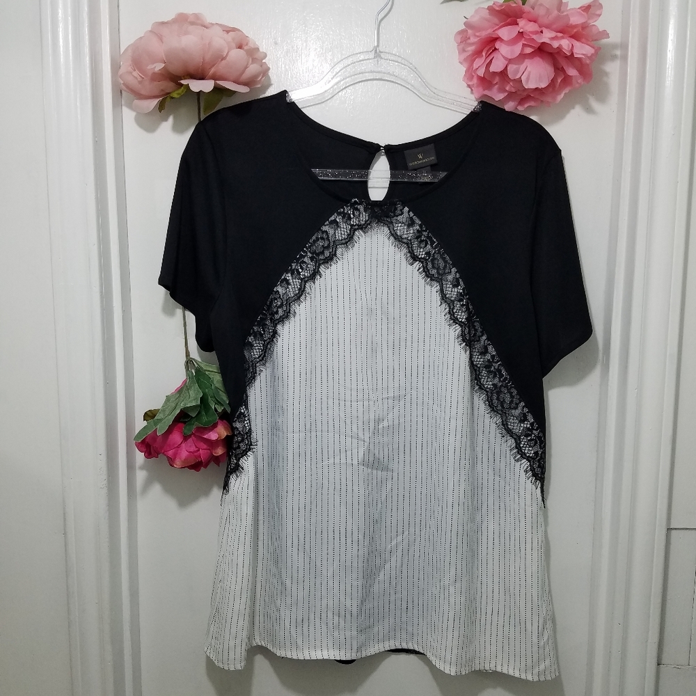 Worthington Lace Blouse Shirt